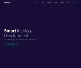 Sindevo.com(Smart Interface Development) Screenshot