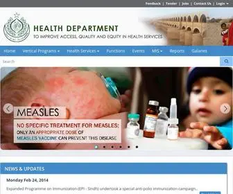 Sindhealth.pk(Health Department Sindh) Screenshot