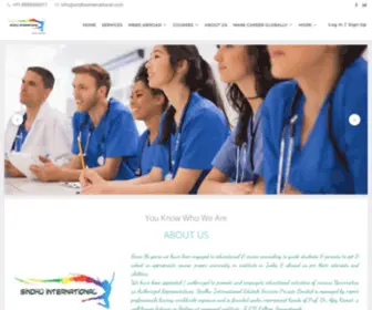 Sindhuinternational.com(MBBS/BDS/BAMS AT VERY LOW FEES.SCHOLARSHIPS TO EACH STUDENT) Screenshot