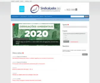 Sindicaljau.com.br(Sindicato da Indústria de Calçados de Jaú) Screenshot