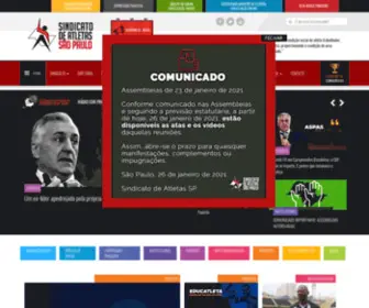 Sindicatodeatletas.com.br(Sapesp) Screenshot