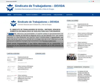 Sindicatodevida.org.pe(SINTRADE) Screenshot