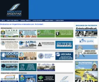 Sindicatosargentina.com.ar(Sindicatos Argentina) Screenshot