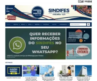 Sindifes.org.br(SINDIFES Inicial) Screenshot