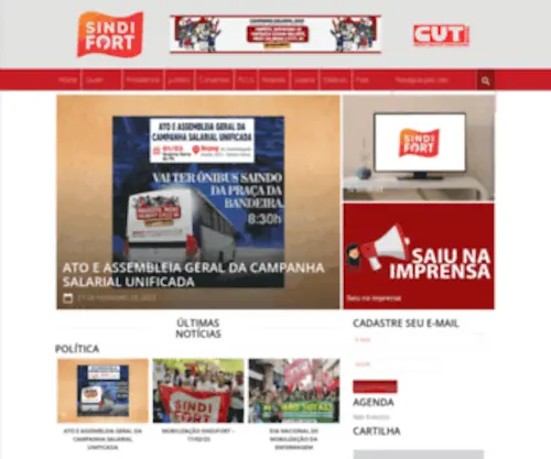 Sindifort.org.br(Sindifort) Screenshot