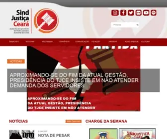 Sindjusticaceara.org.br(SindJustiça Ceará) Screenshot