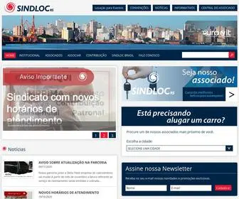 Sindlocrs.com.br(Página Inicial) Screenshot