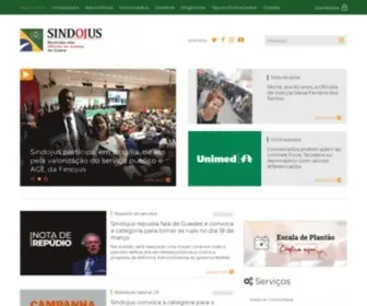 Sindojus-CE.org.br(Sindicato dos Oficiais de Justi) Screenshot