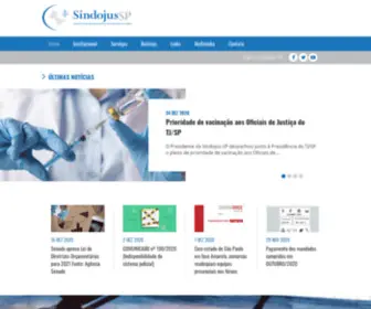 Sindojus-SP.com(Sindicato dos Oficiais de Justiça de São Paulo) Screenshot