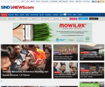 Sindonews.net(Selamat Datang di) Screenshot