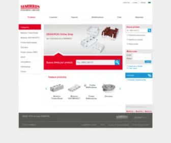 Sindopower.com.br(SEMIKRON Online Shop) Screenshot