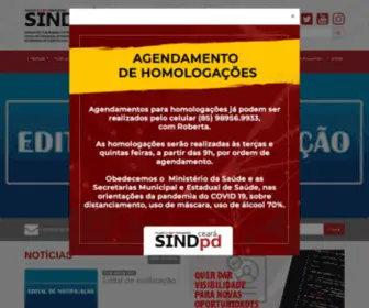 Sindpdce.org.br(SindPD Ceará) Screenshot