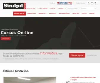 Sindpdpb.org.br(Paraíba) Screenshot