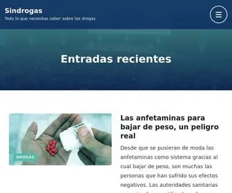 Sindrogas.es(Todo lo que necesitas saber sobre las drogas) Screenshot