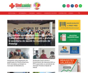 Sindsaudeceara.org.br(Sindsaúde) Screenshot