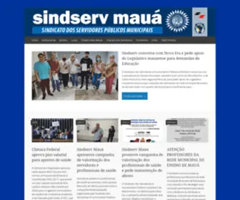 SindservMaua.org.br(SINDSERV MAUÁ) Screenshot