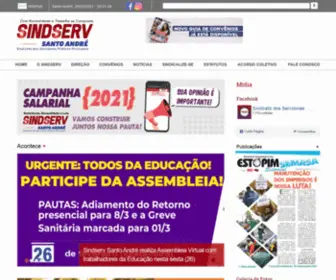 Sindservsantoandre.org(#SindservSantoAndré) Screenshot