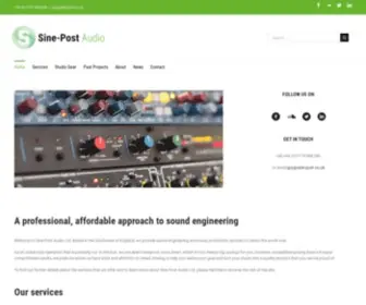 Sine-Post.co.uk(Sine-Post Audio) Screenshot