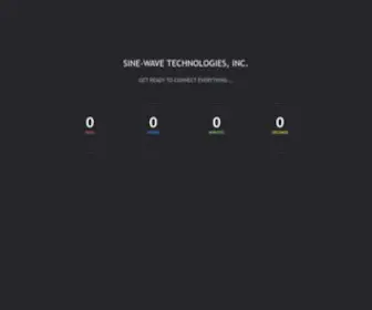 Sine-Wave.com(Internet of Things for the Enterprise) Screenshot