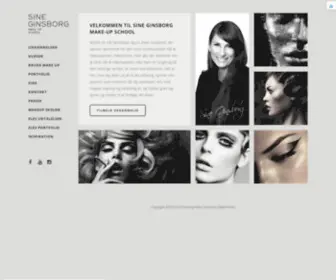 Sineginsborg.com(Sine Ginsborg Hair & Make) Screenshot