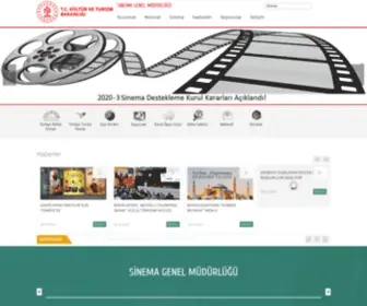 Sinema.gov.tr(Sinema Genel Müdürlüğü) Screenshot