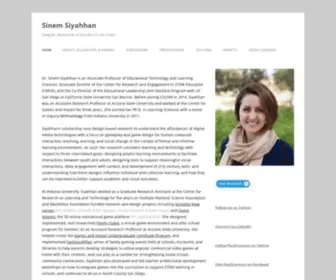 Sinemsiyahhan.com(Dr. Sinem Siyahhan) Screenshot