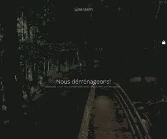 Sinensem.com(Entrez dans l'univers de la marque Française Sinensem) Screenshot