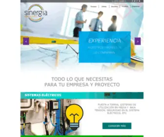 Sinergia.com.pe(CONSTRUCCIÓN DE ESTRUCTURAS METÁLICAS) Screenshot