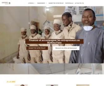 Sinergiburkina.com(Pour les entrepreneurs au Burkina Faso) Screenshot