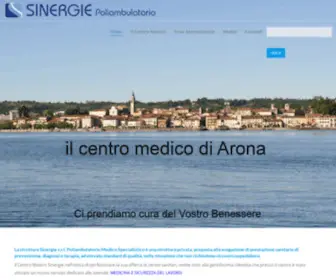 Sinergiemediche.it(Ci prendiamo cura del Vostro Benessere) Screenshot