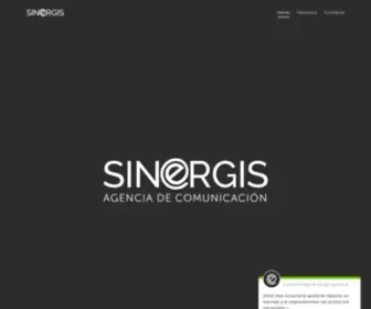 Sinergis.com.mx(Agencia de comunicación digital y soluciones virtuales) Screenshot