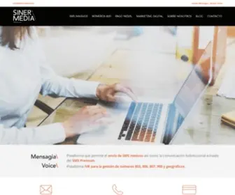 Sinermedia.com(Nuestras soluciones Tecnológicas de Comunicación) Screenshot
