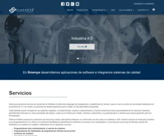 Sinersystech.com(Sinersys Technologies) Screenshot