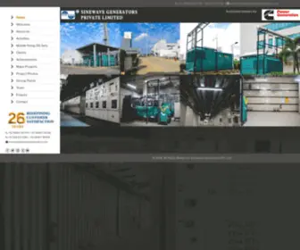 Sinewavegenerators.com(Sales and installation of Diesel Generators) Screenshot