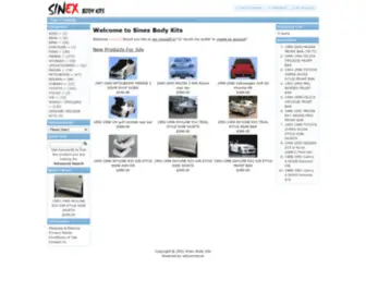 Sinex.com.au(Sinex Body Kits) Screenshot