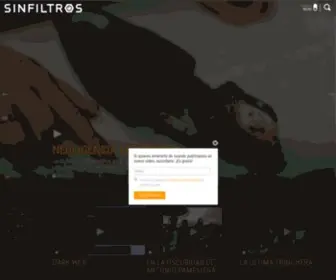 Sinfiltros.com(La realidad sin filtros) Screenshot