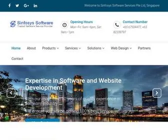 Sinfosys-Software.com.sg(Sinfosys Software Services Pte Ltd) Screenshot