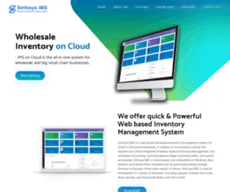 Sinfosysims.com(Sinfosys IMS) Screenshot