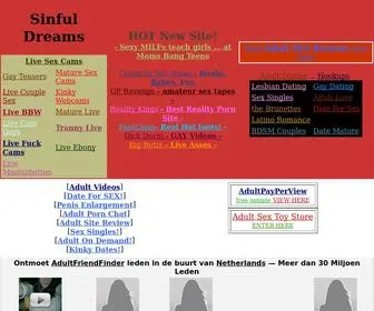 Sinfuldreams.com(Sinful Dreams) Screenshot