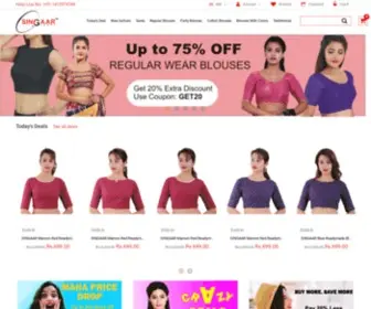 SingaarGlobal.com(Readymade Blouse Online) Screenshot