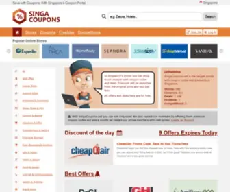 Singacoupons.net(Promo Codes & Coupons) Screenshot