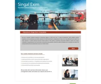 Singalexim.com(Singal Exim Consultants) Screenshot