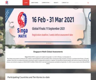Singamath.com(Singapore Math Global Contest) Screenshot