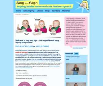 Singandsign.com(Sing and Sign) Screenshot