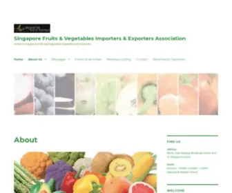 Singapore-Fruits-Vegetables.org(Home to Singapore Fruits and Vegetables Importers and Exporters) Screenshot