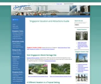 Singapore-Vacation-Attractions.com(Singapore Vacation and Attractions Guide) Screenshot