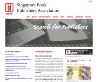 Singaporebookpublishers.sg(Singapore Book Publishers Association) Screenshot