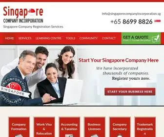 Singaporecompanyincorporation.sg(Company Incorporation Singapore) Screenshot