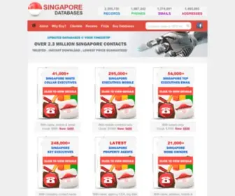 Singaporedatabases.com(Singapore Business) Screenshot