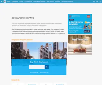 Singaporeexpats.com(Singapore Expats) Screenshot